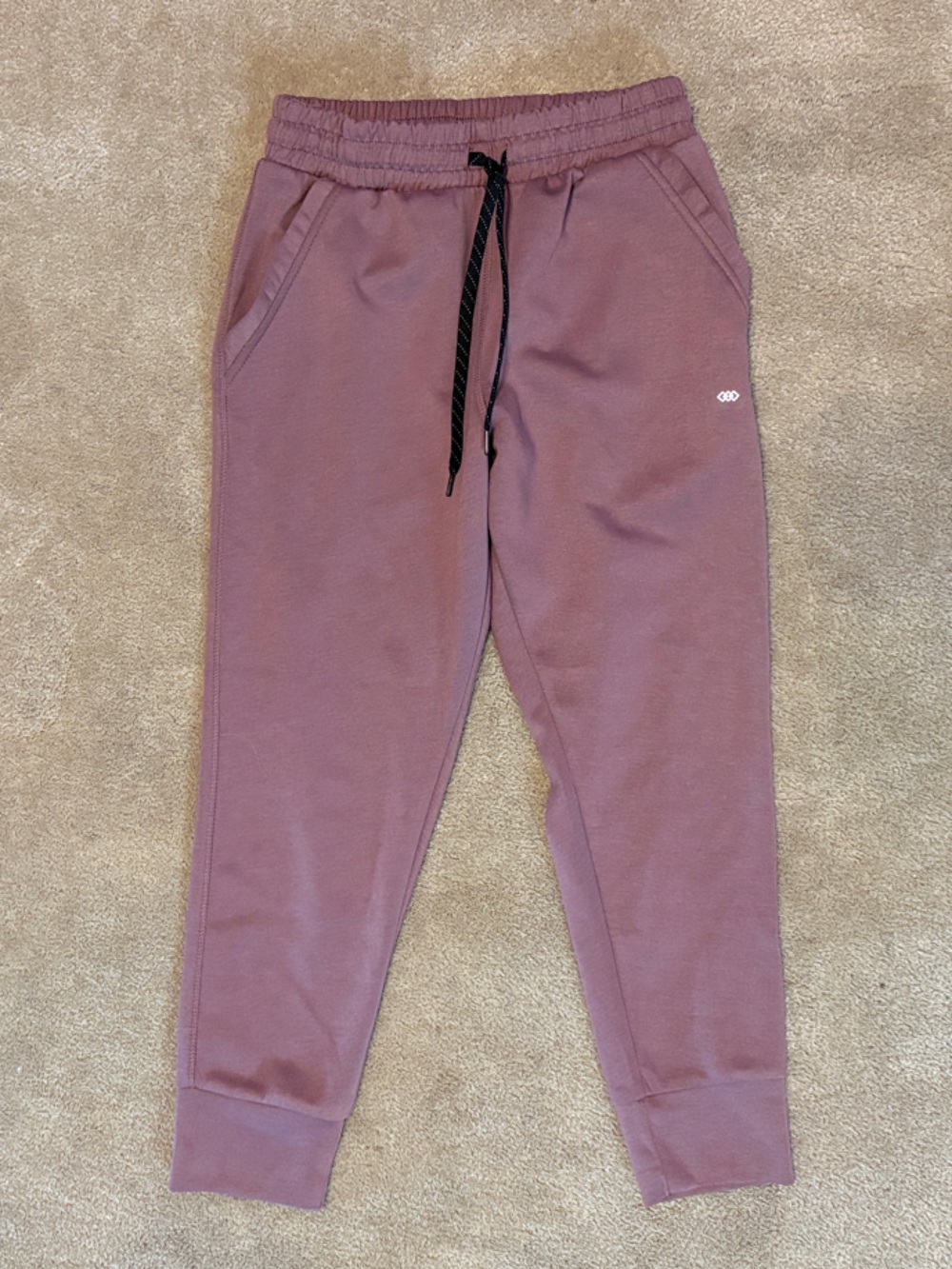 LEG3ND Mauve Jogger Sweat Pants with Drawstring Waist